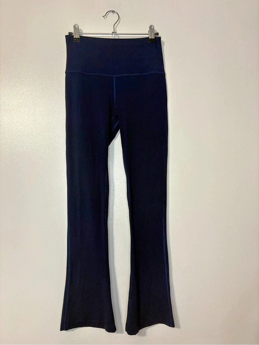 lululemon Groove Super-High-Rise Flared Pant Nulu Leggings Blue